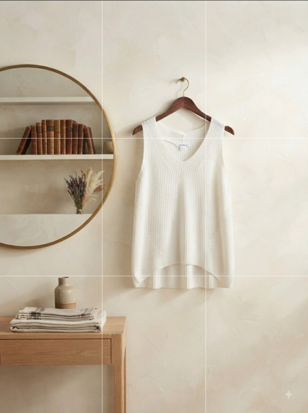 ​Liz Claiborne White V-Neck Knit Sleeveless Tank Top Sweater XL - Picture 3 of 11